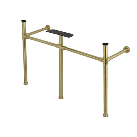 Fauceture VPBT14887 Stainless Steel Console Sink Legs, Brushed Brass VPBT14887